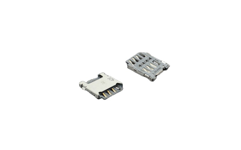 Micro SIM PUSH-PULL 0.8mm 6P SMT 1.5H